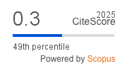 0.3 CiteScore 2025, 49th percentile, Powered by Scopus