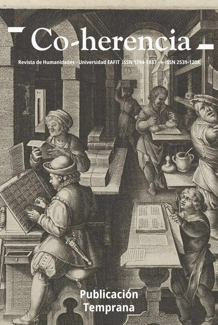 Portada de Co-herencia: grabado Impressio Librorum, serie Nova Reperta